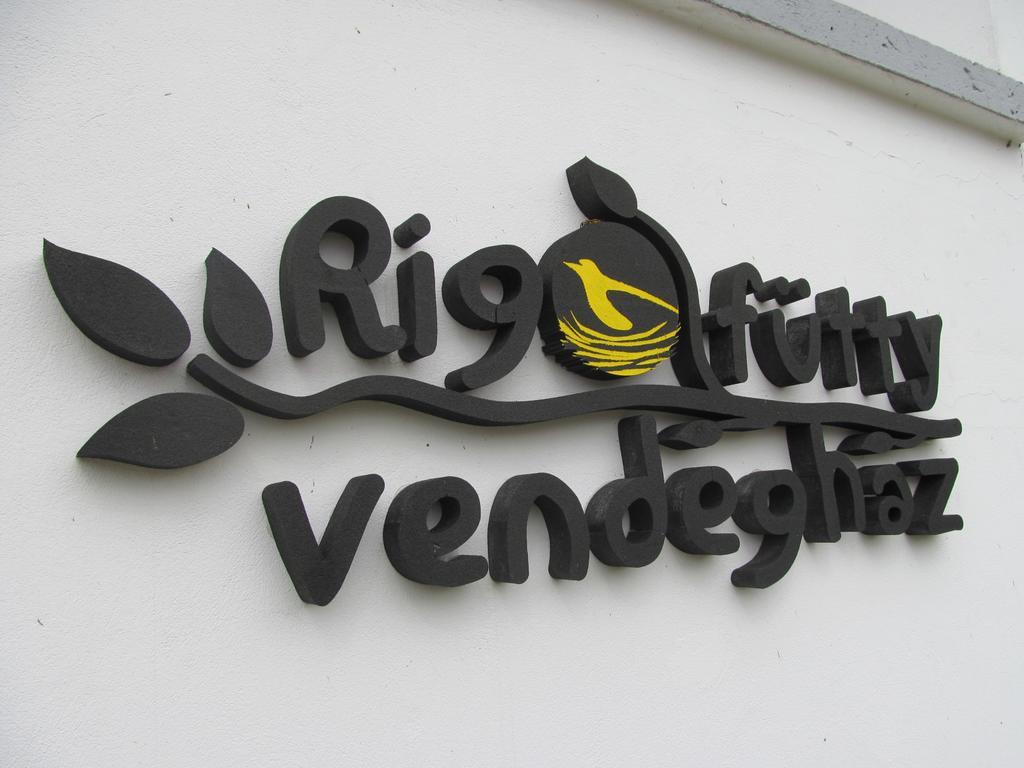 Rigófütty Vendégház Tiszaalpar Extérieur photo